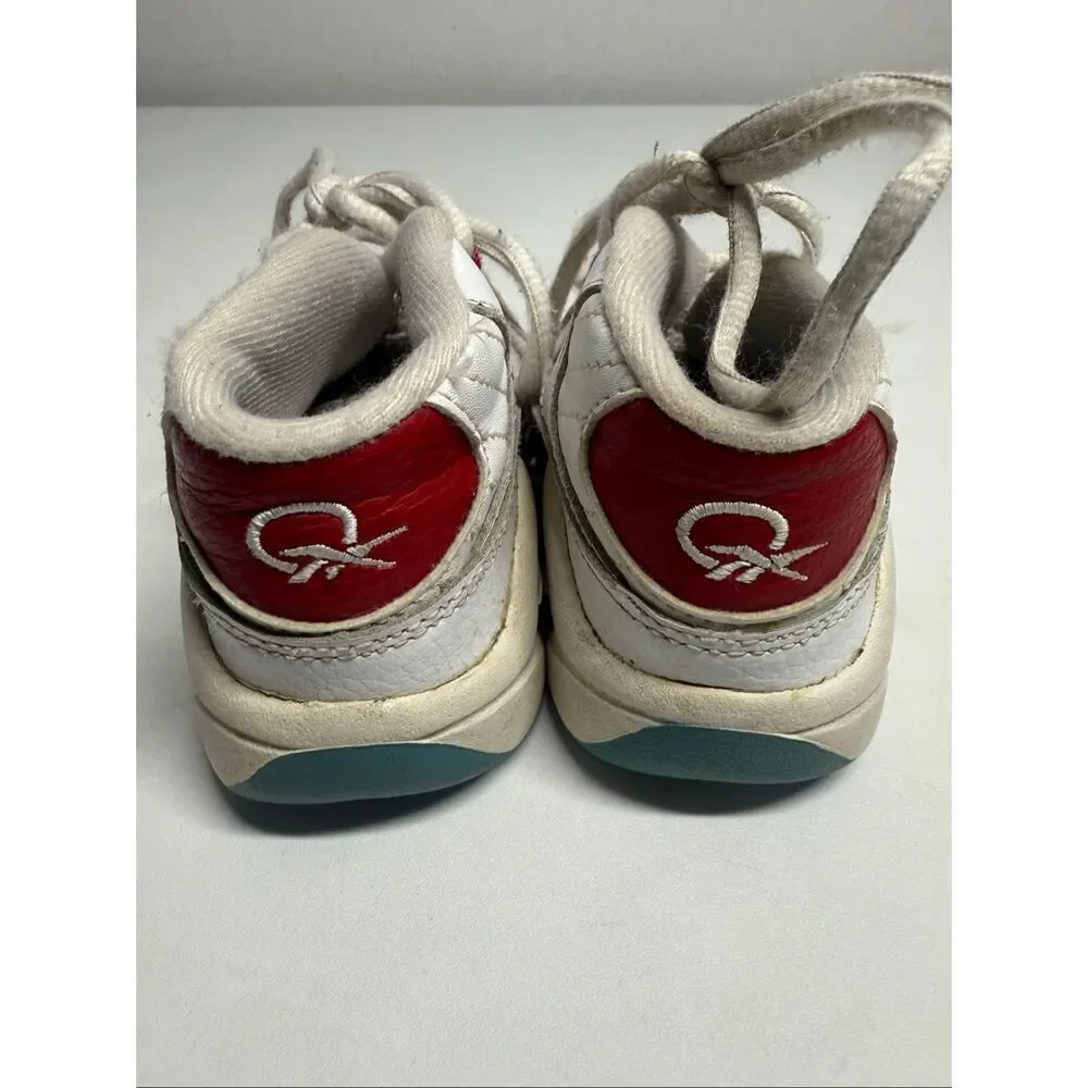 REEBOK QUESTION MID INFANT/TODDLER RED WHITE Size 9